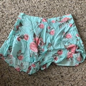 Floral Dress Shorts